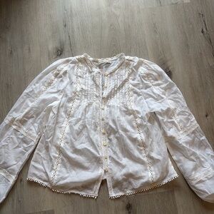 Abercrombie & Fitch White Blouse